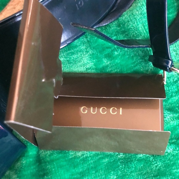 Authentic GUCCI WEDGE SANTANDER ANKLE STRAP - Picture 9 of 10